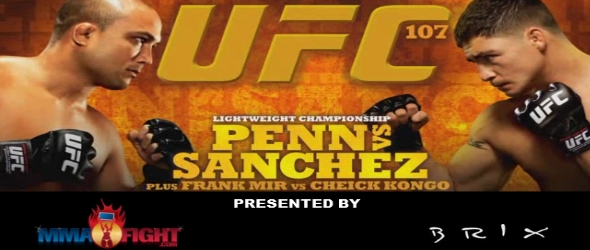 UFC 107 website