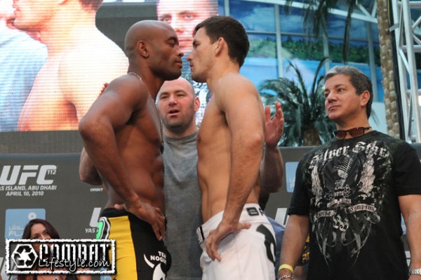 Silva vs Maia UFC 112 weigh in