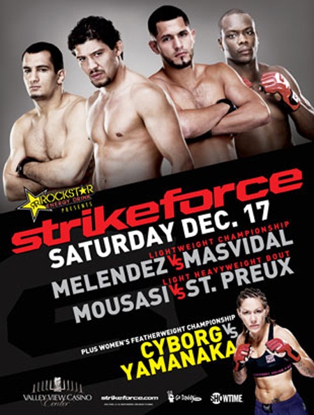 Strikeforce Melendez vs Masvidal Poster