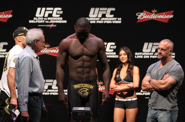 Anthony Johnson UFC 142 weigh in