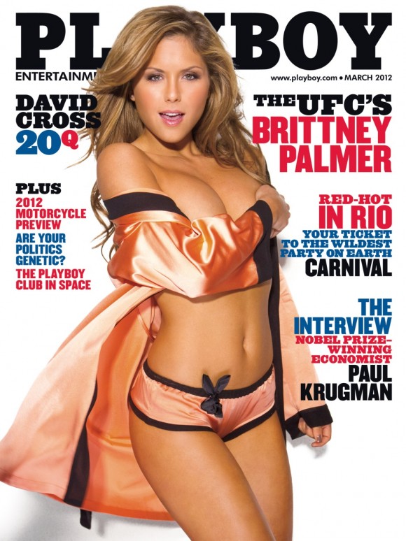 UFC Photo Brittney Palmer Playboy Cover