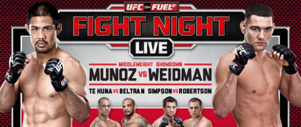 UFC on FUEL TV 4 Munoz vs Weidman poster gallery