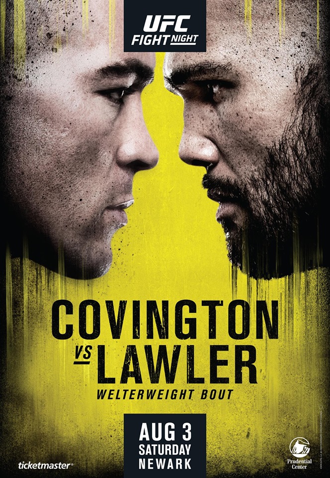 UFC on ESPN 5 Covington vs Lawler Poster image